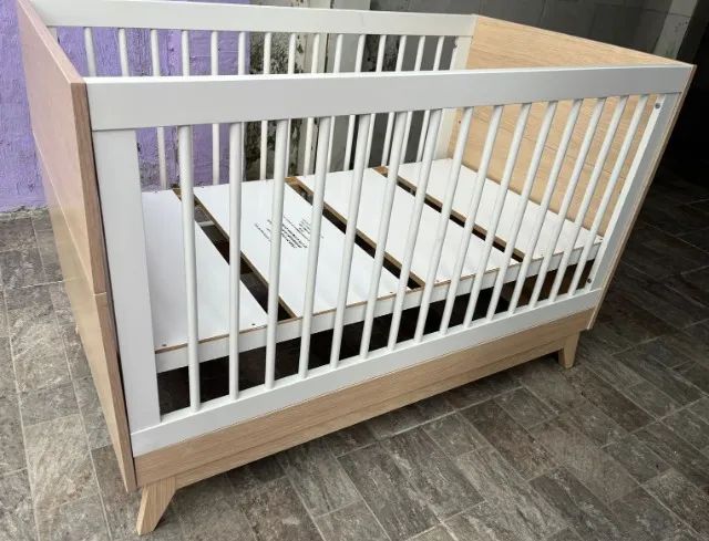 Berço de Bebê Americano Petit em MDF Quater Exclusive - Foto 3