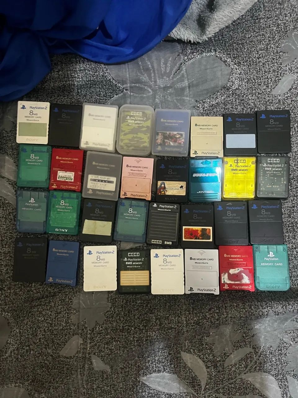 Lote de memory cards 