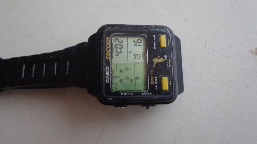 Relógio Digital Antigo Casio Game Gs-11 Funcioniando (Usado) - Foto 3