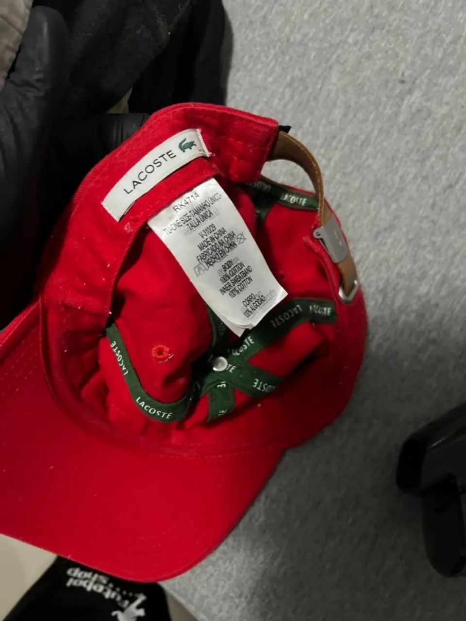 Boné Lacoste Vermelho Original  - Foto 3