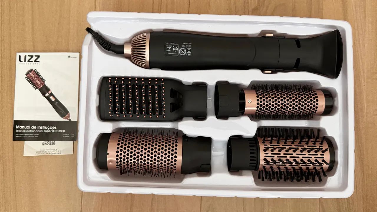 Escova Secadora LIZZ Classic 5 em 1 - Usada 1 vez - Foto 2