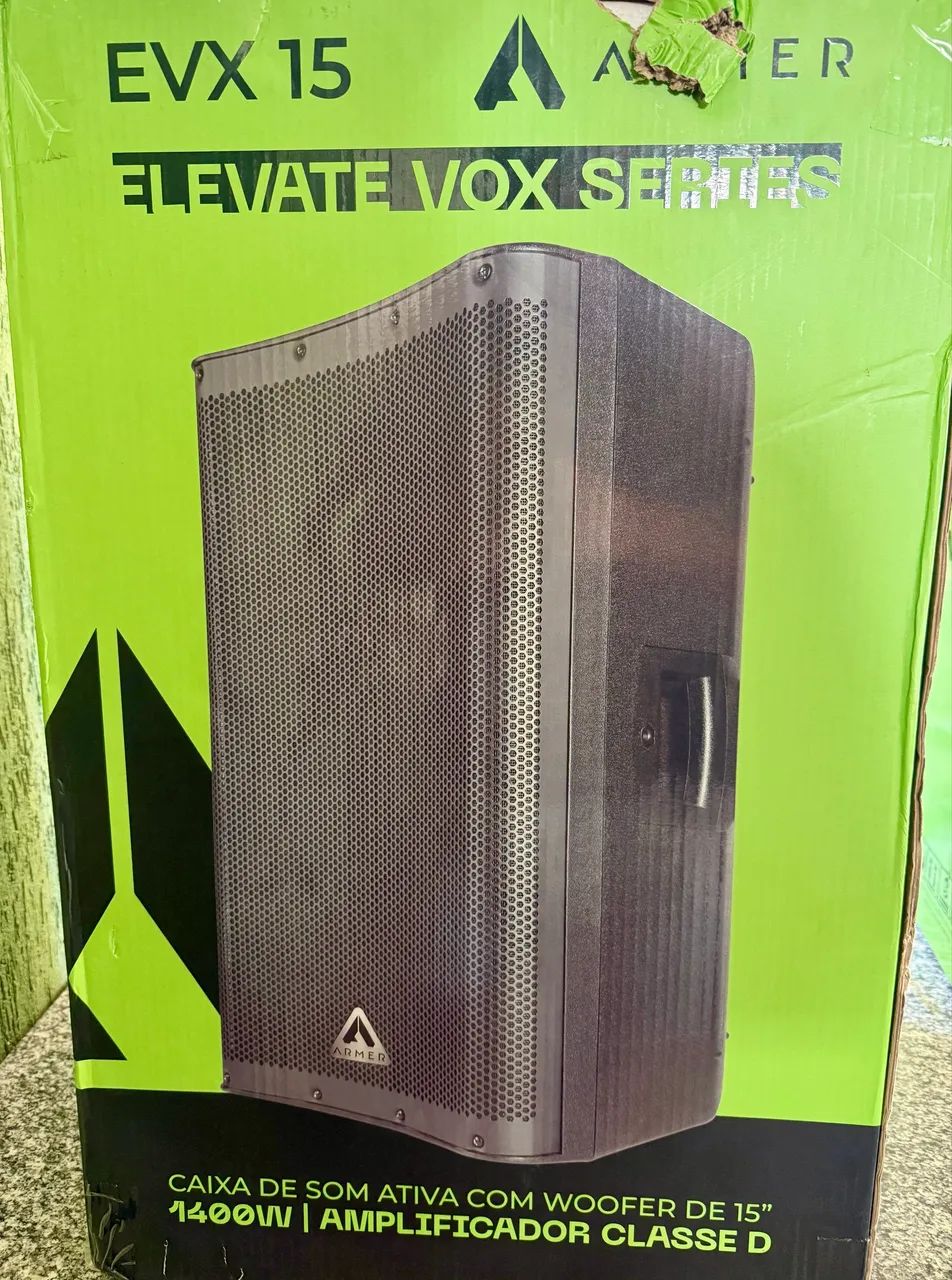 Caixa de som Armer EVX 15 nova lacrada 