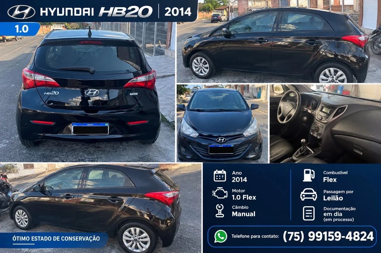 Hyundai Hb20 HB20 Comf./C.Plus/C.Style 1.0 Flex 12V 2014