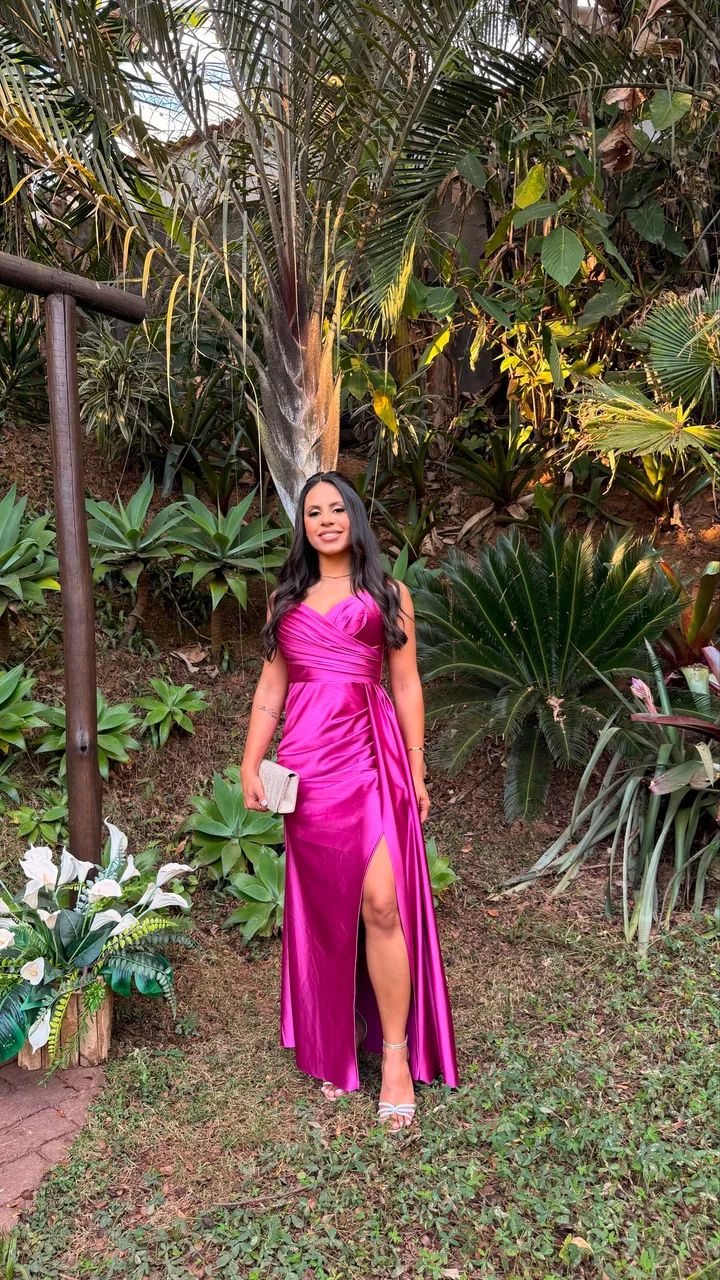 Vestido de festa rosa  - Foto 3