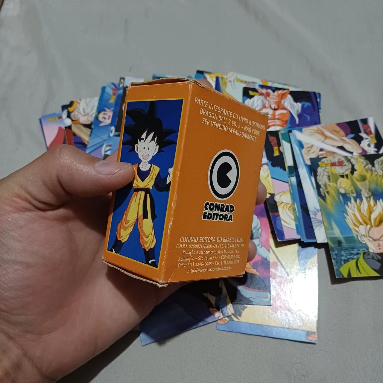 CARDS DRAGON BALL Z CONRAD Z2 CARDS NORMAIS COM BOX - Hobbies e