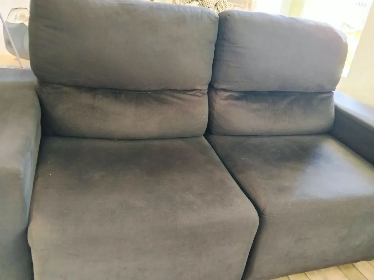 Sofa - Preto / 2 lugares - Foto 4