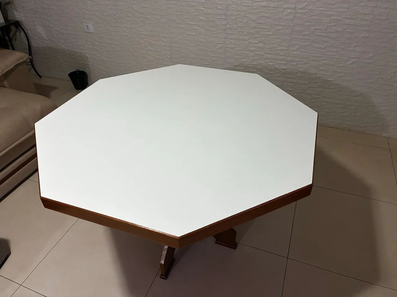 Mesa madeira  ? maciça cor cerejeira 