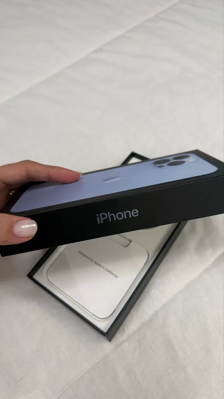Caixa + cabo (iPhone 13 pro max) 