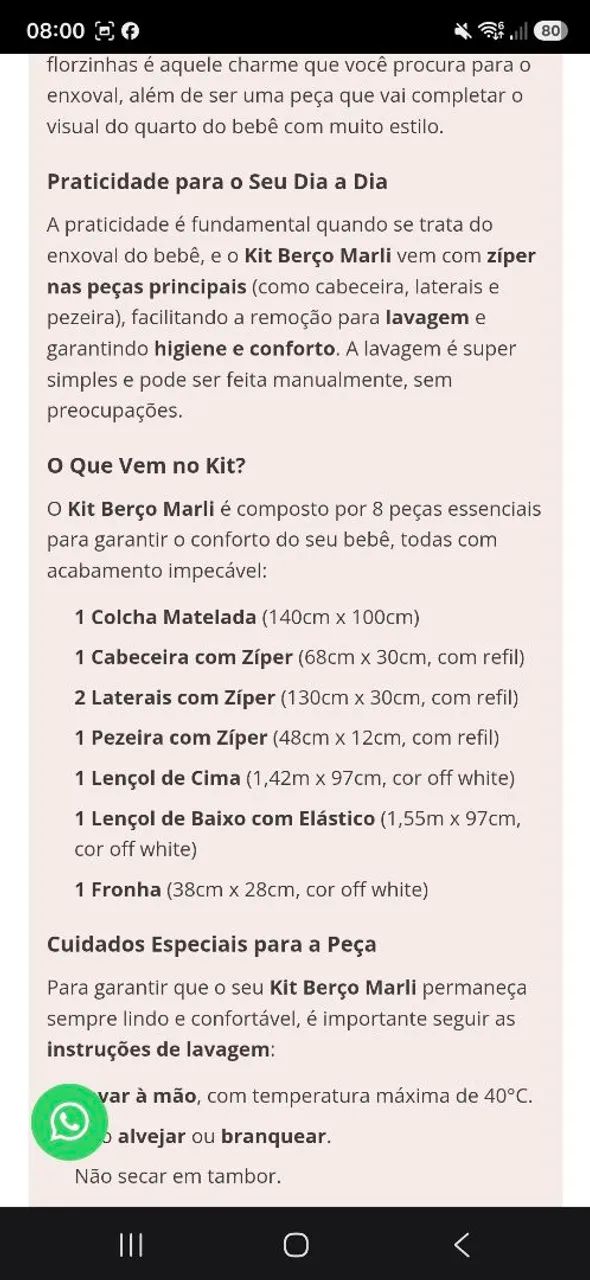 Kit berço  - Foto 3