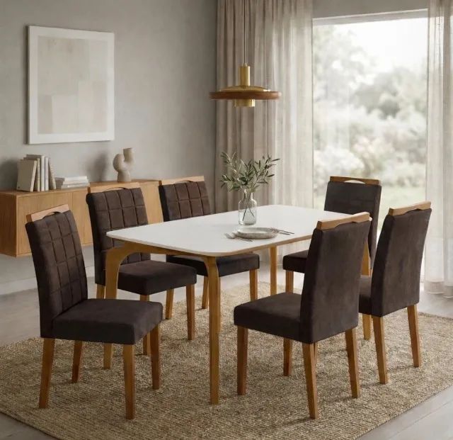 Conjunto de Jantar Belluno 4 Lugares