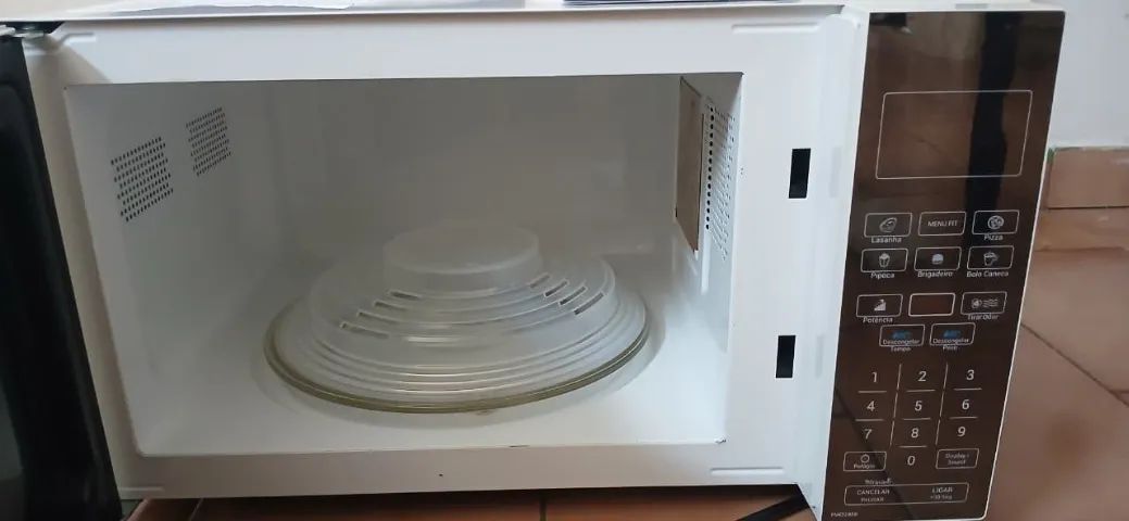 Microondas Philco 28L 220v  Espelhado - cor branco - Foto 2