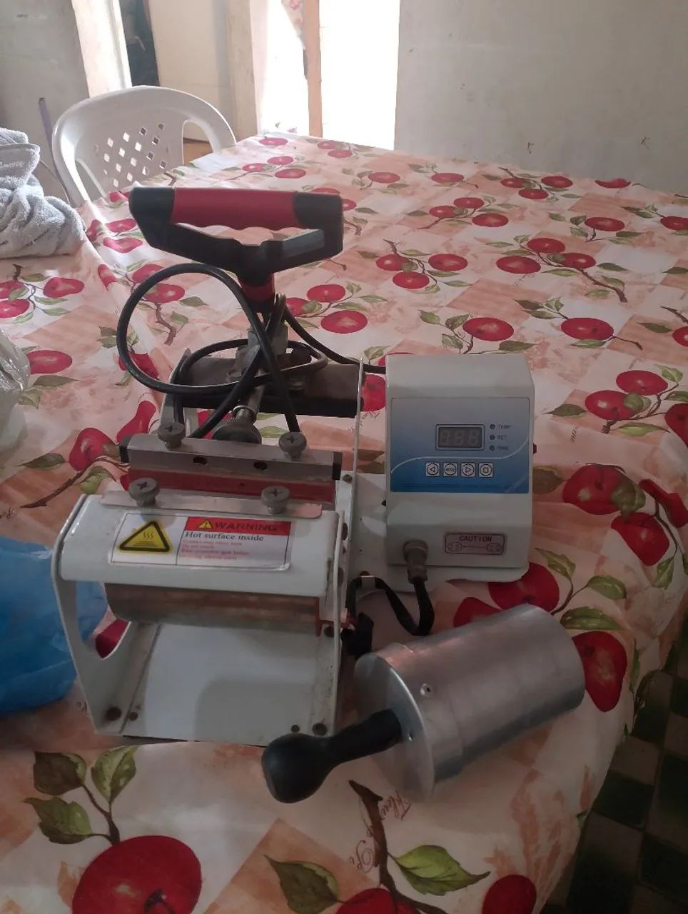 Máquina para sublimação de caneca