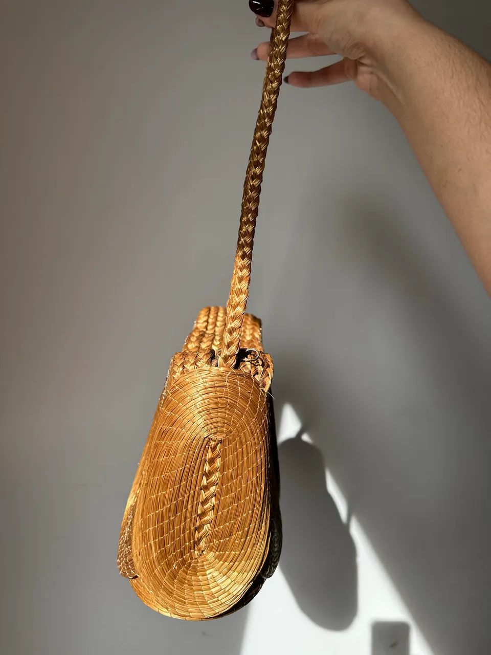 Bolsa capim dourado nova Forrada por dentro  - Foto 4