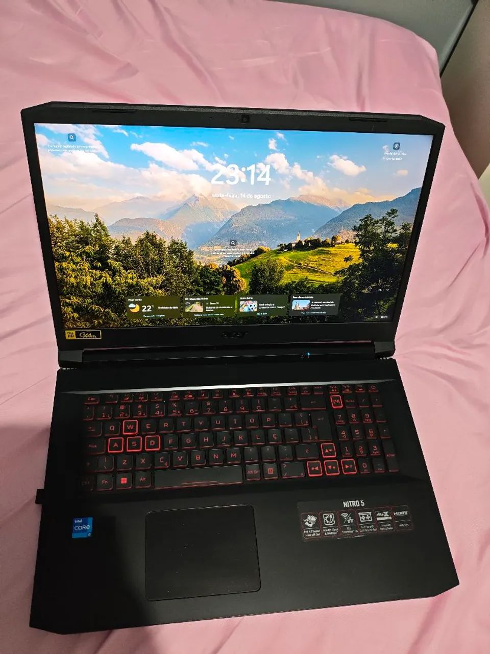 Notebook Acer nitro 5 i7 RTX 3050