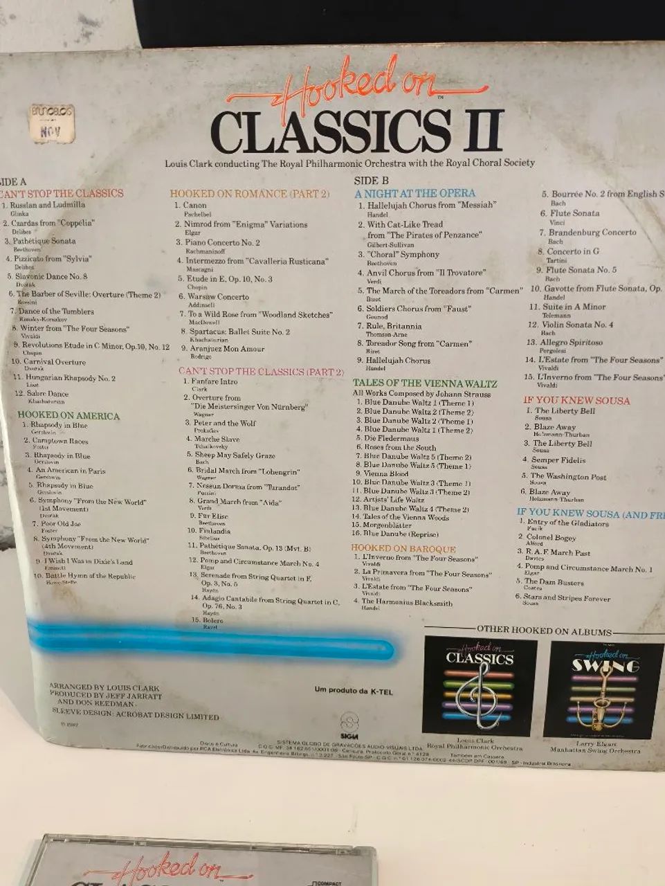 DISCO VINIL Hooked on Classics II (LP Vinil + CD + K7) USADO  - Foto 4