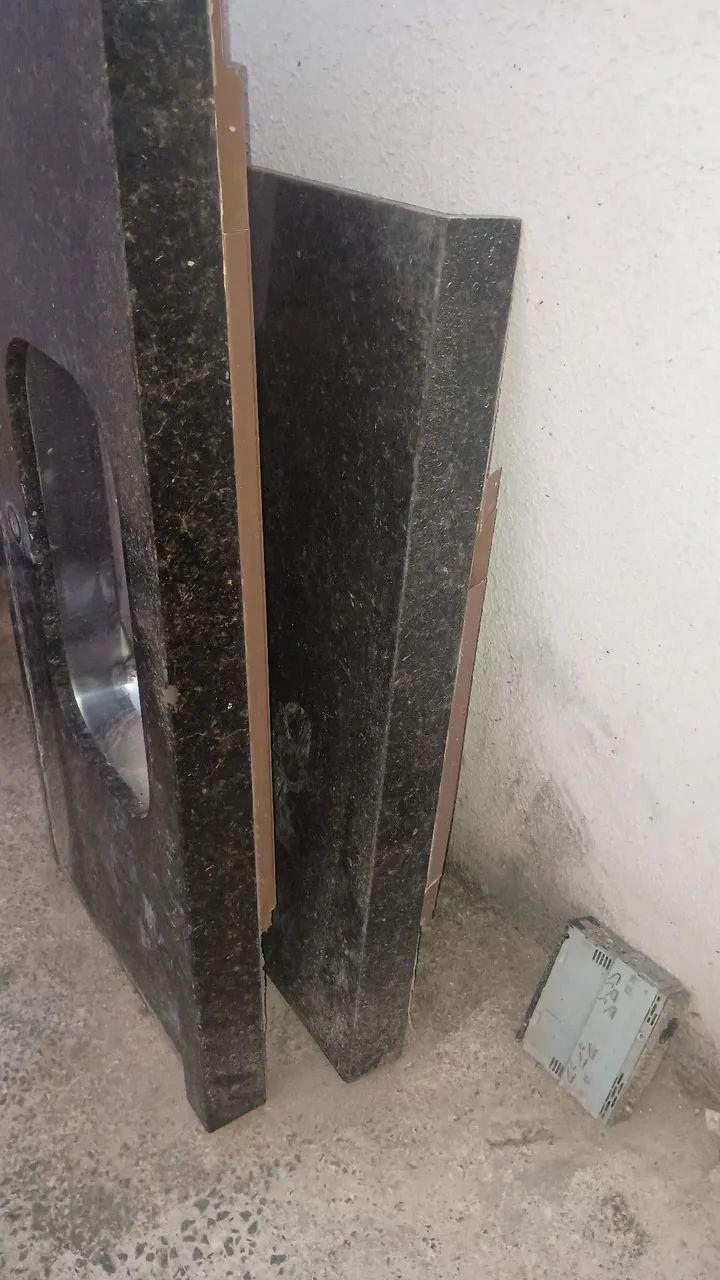 Pia de cozinha na pedra e bancada seca - Foto 2