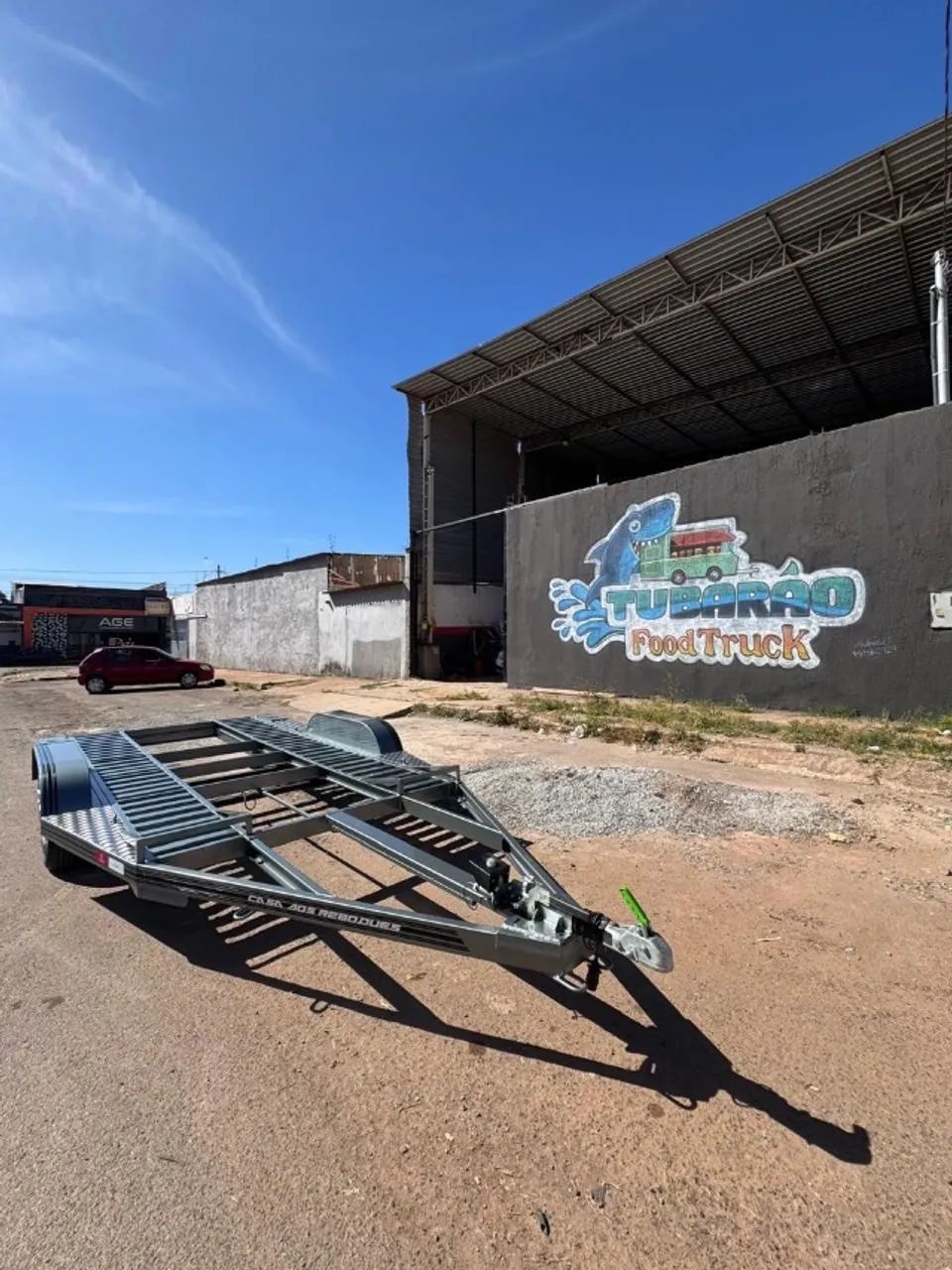 Reboque / carretinha plataforma para carro - Foto 4