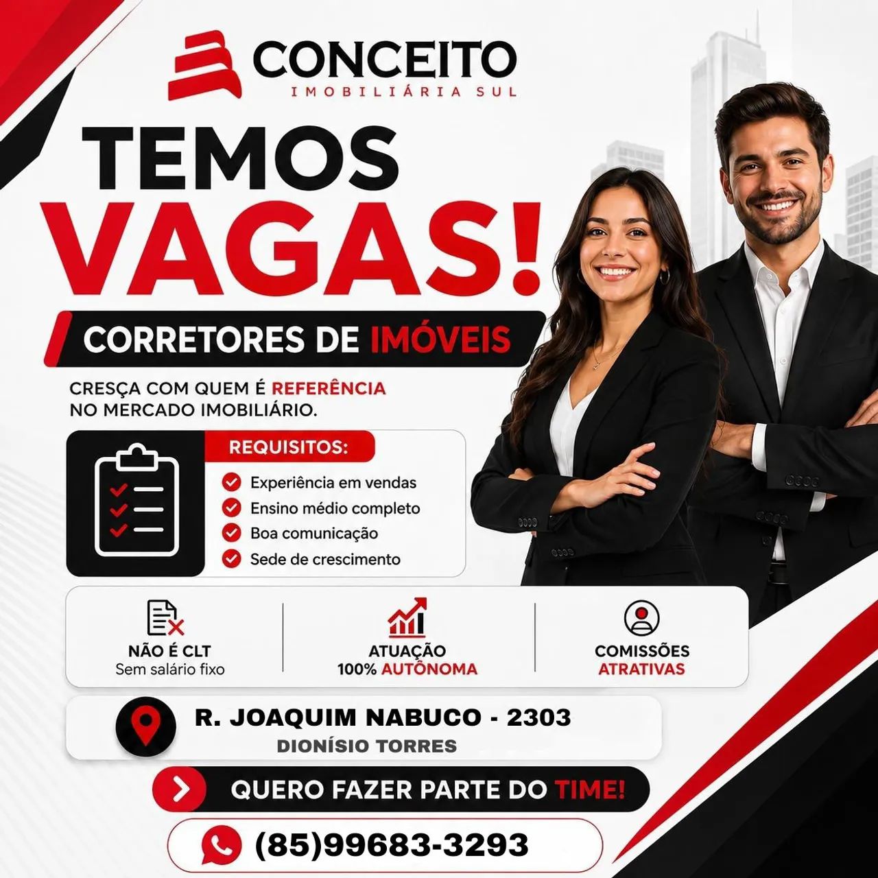 Vaga para Corretor de imóveis 