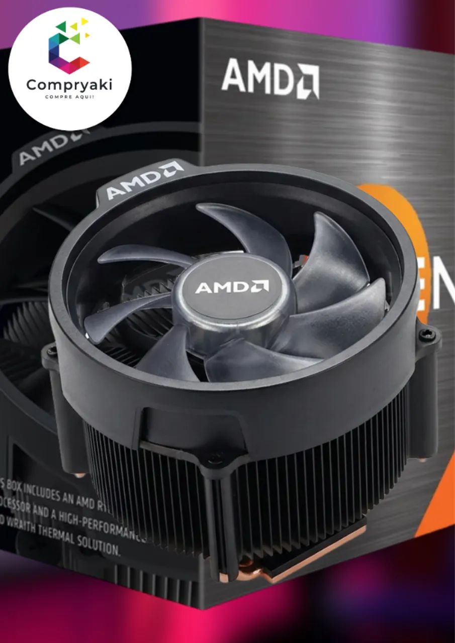 Pruduto novo! Cooler Am4 Amd Wraith Stealth Preto!