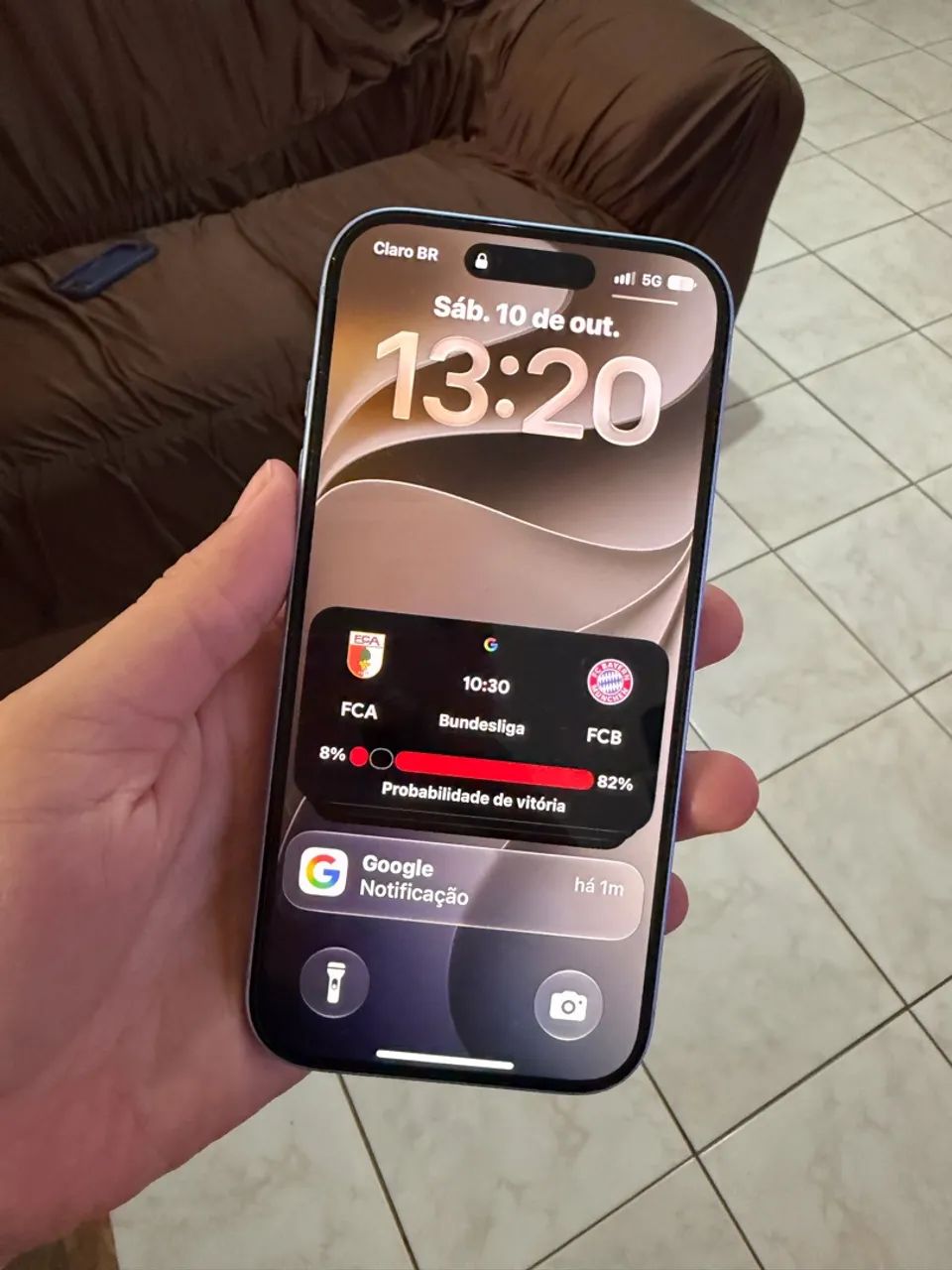 iPhone 18 Pro 256gb Azul - Praticamente Novo - Foto 4