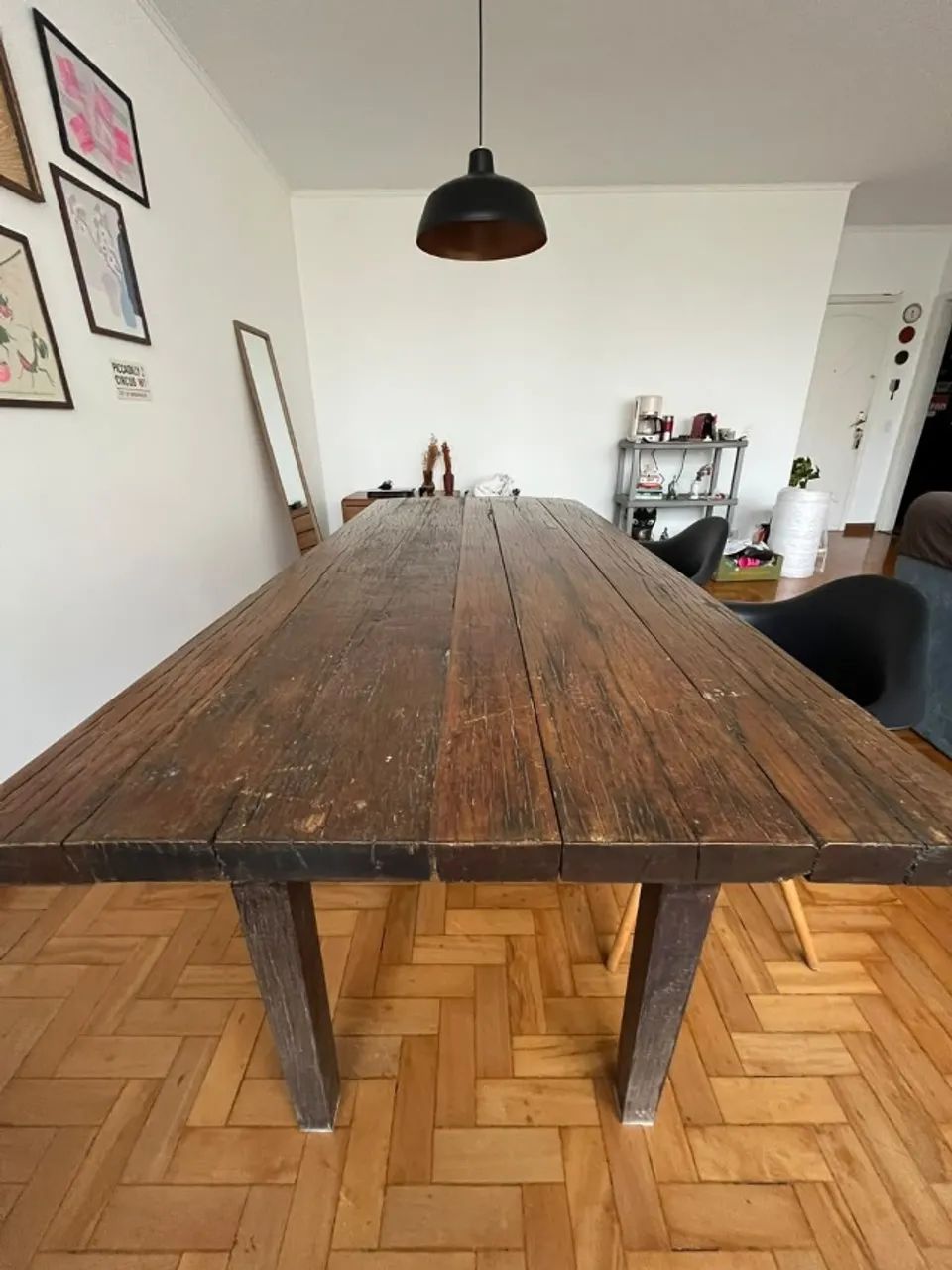 Mesa de jantar madeira maciça retangular - Foto 3