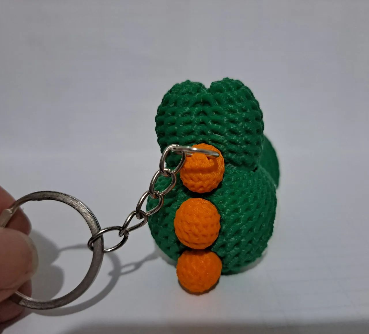 Chaveiro inspirado Yoshi impressão 3D  - Foto 3