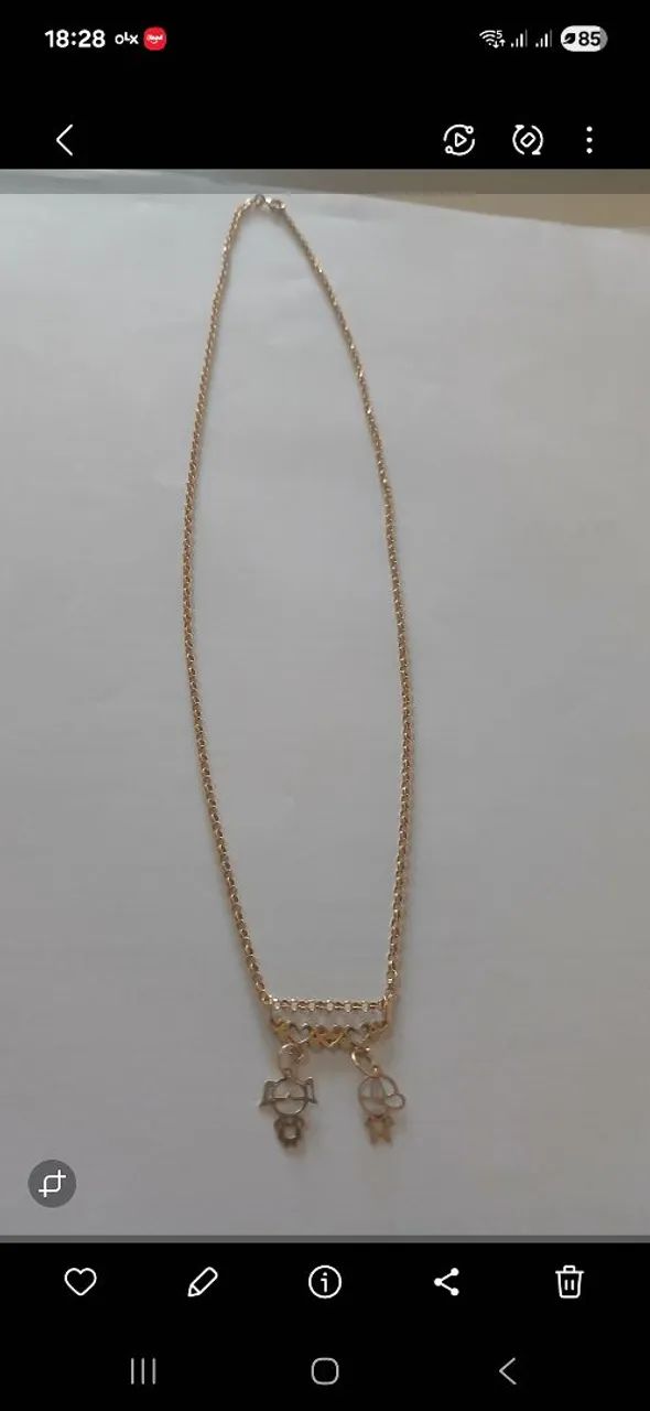 Corrente ouro 18 k 750