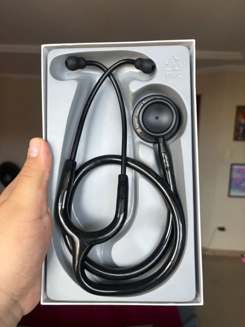 Estetoscópio Spirit MD PRO Lite- Preto - Foto 3