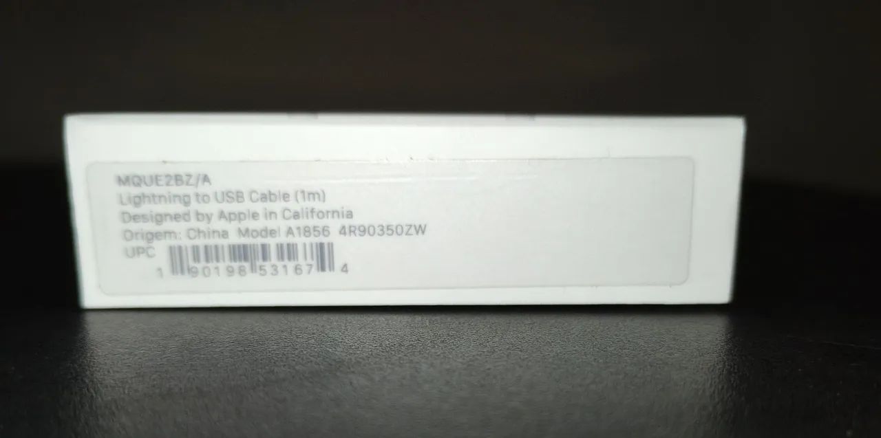 Cabo Carregador Lightning p/ USB 1m IPhone Apple  - Foto 3