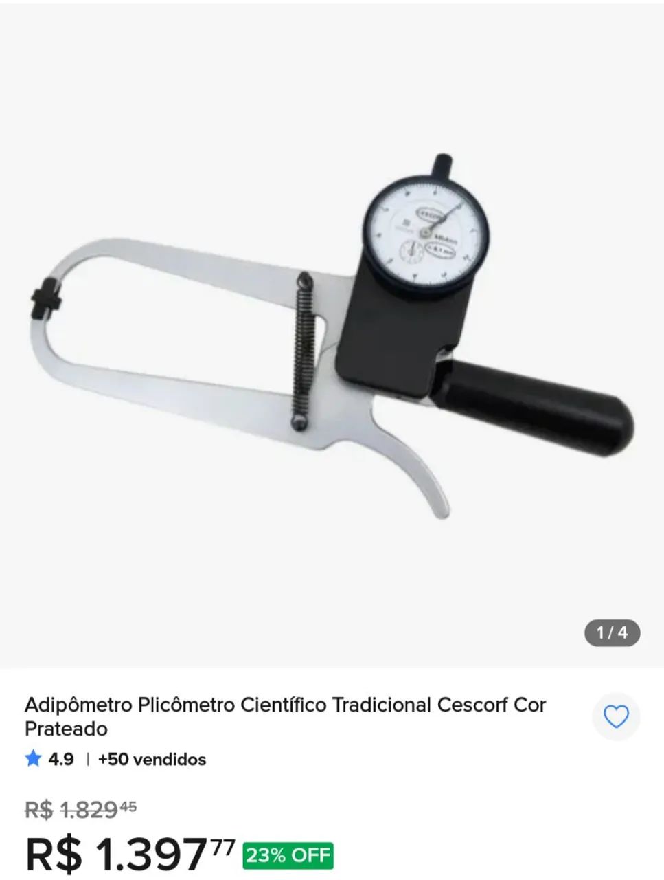 Adipômetro/Plicometro 