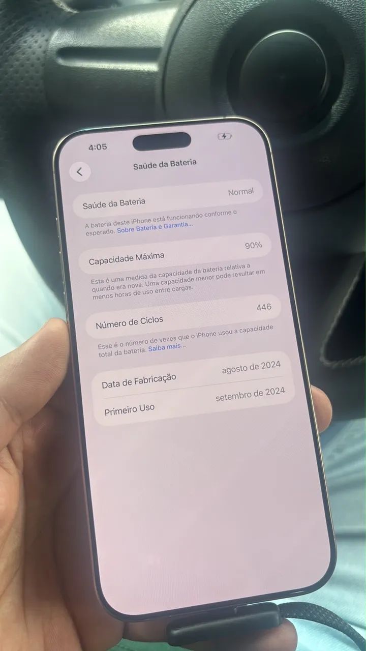 iPhone 16 pro max  Cor desert titanium - Foto 2
