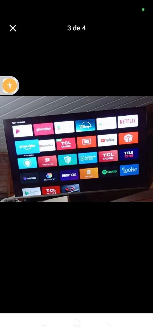 Smart TV TCL 55 polegadas novíssima 