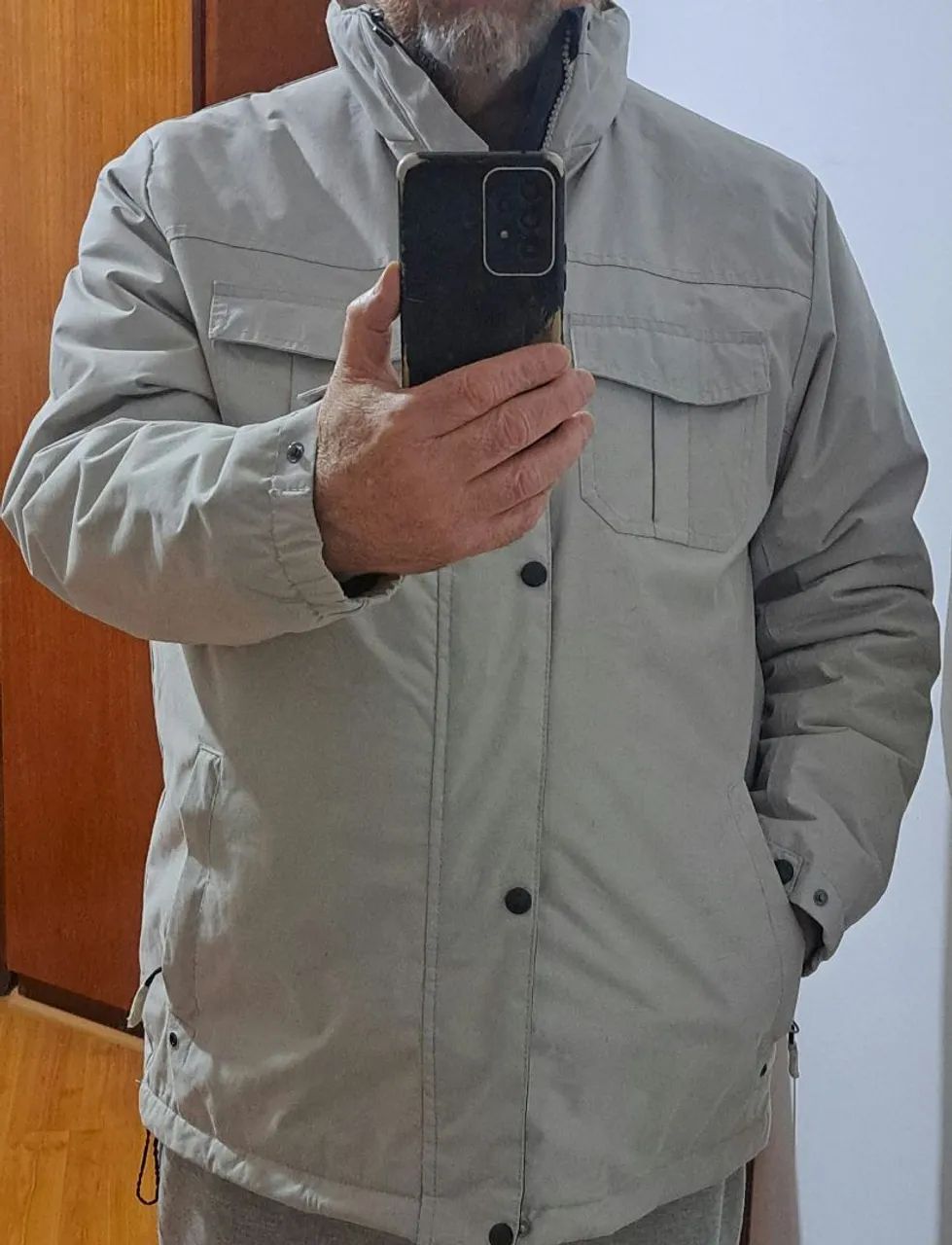 Jaqueta Importada Cinza Masculina - Foto 2