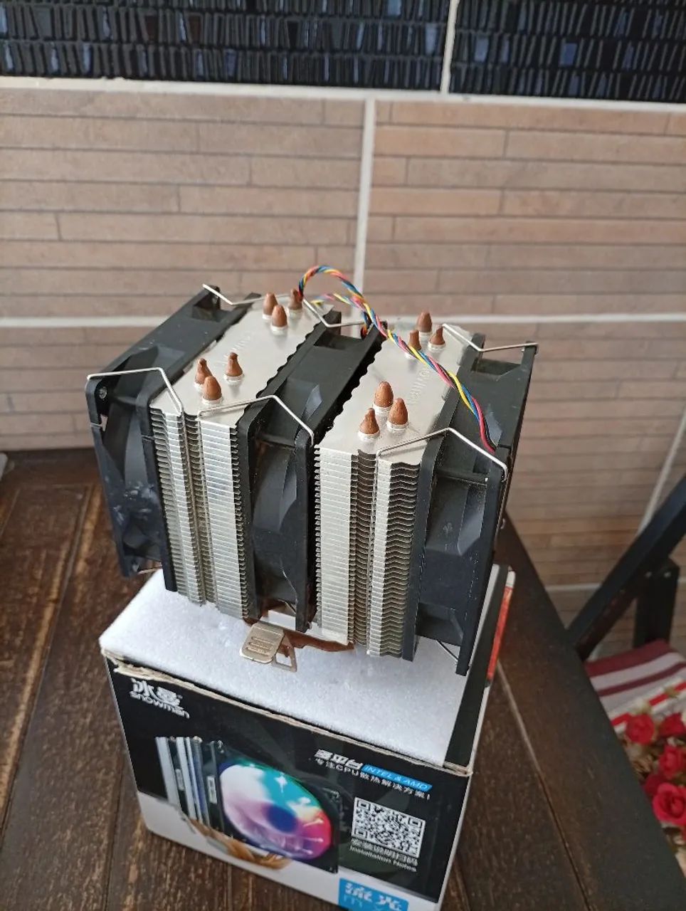 Cooler Air snowman triplo Intel amd - Foto 2