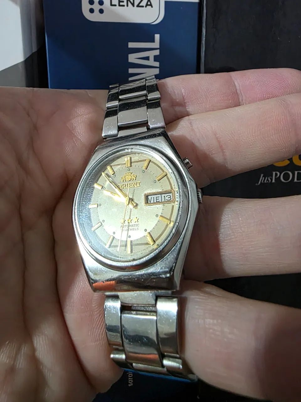 Orient 3 Estrelas Automático Vintage - 21 Jewels Original - Foto 3