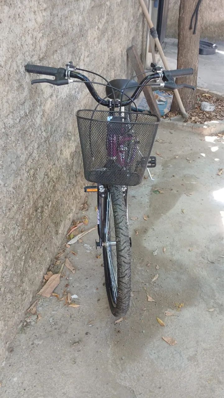 Bicicleta CATRU Bike Modelo BELLA aro 24 e 21 marchas cor violeta - Foto 5