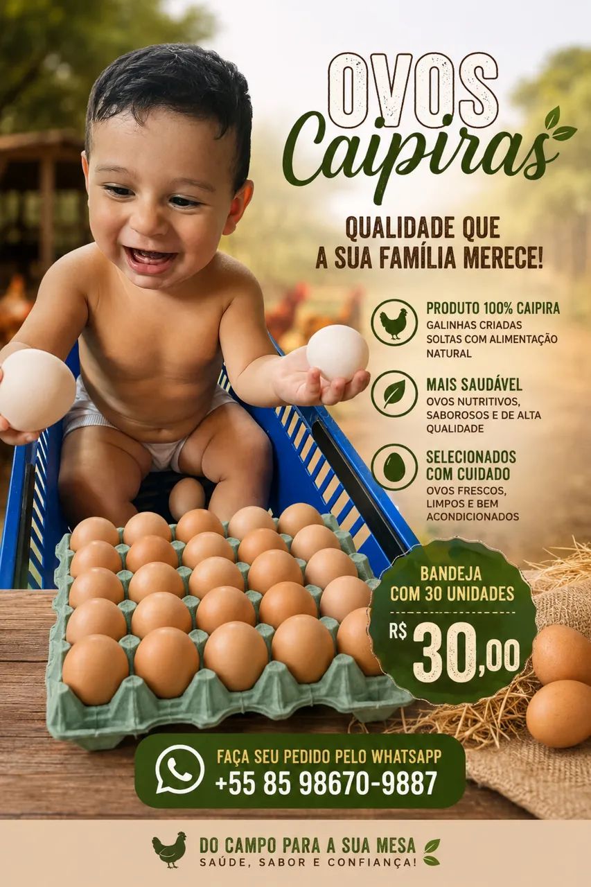 Galinha e ovos CAIPIRAS - Foto 4