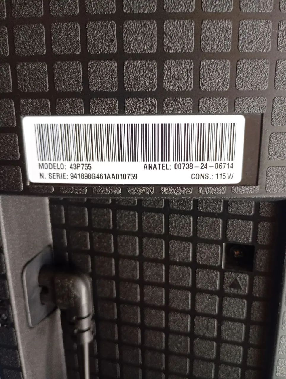 Tv 43 TCL smart pra peças 