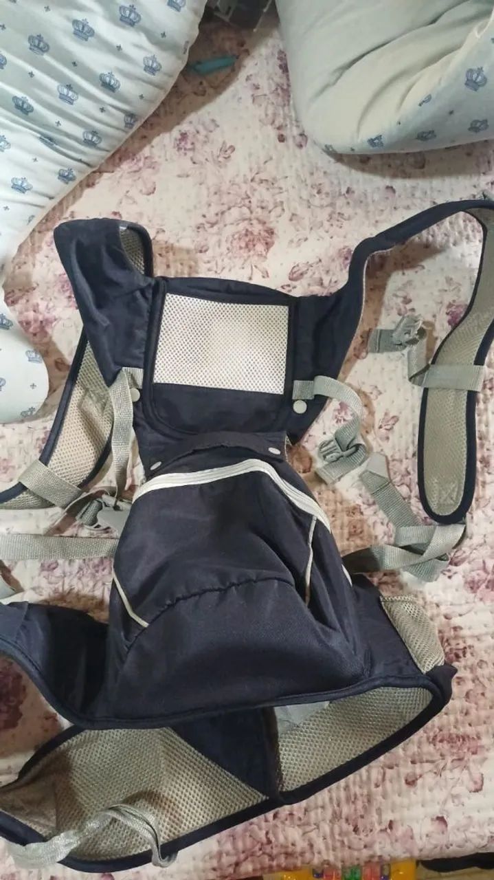 Canguru com assento para bebê  - Foto 3