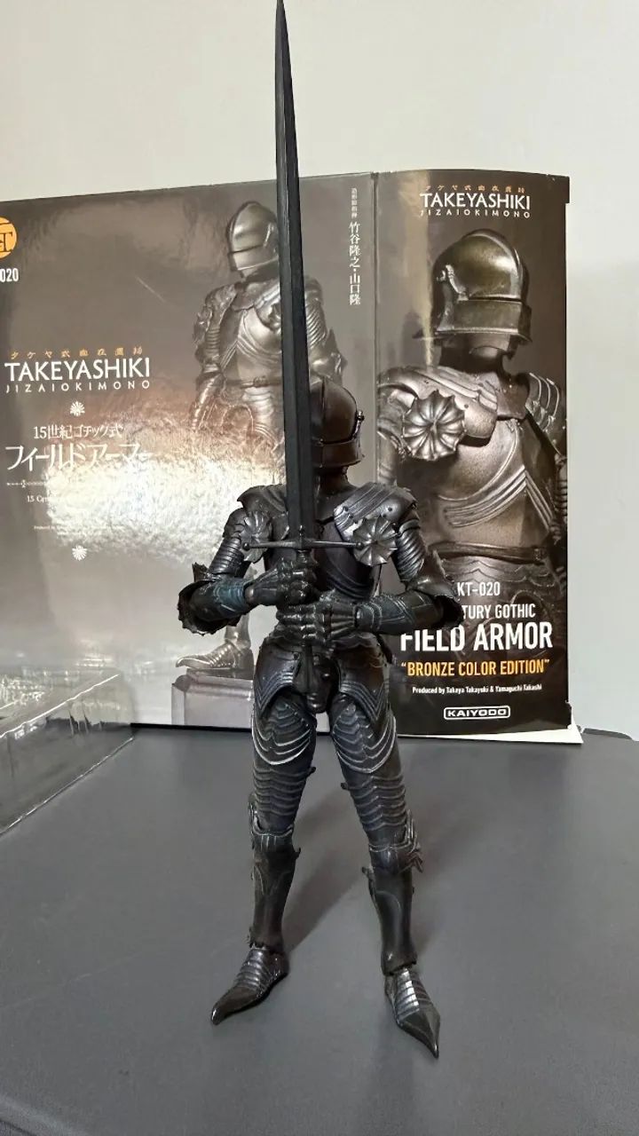 Revoltech Action Figure Cavaleiro Medieval  Kaiyodo Raro - Foto 3
