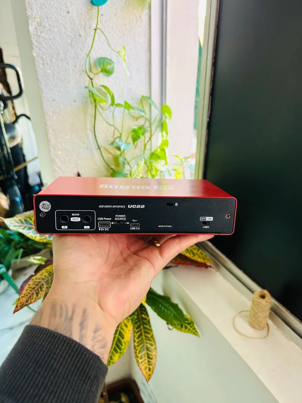 Interface de áudio Dgnog uc22 24-bit/192khz - Foto 2