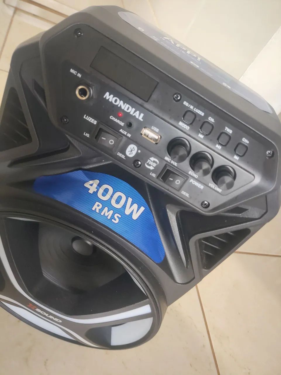 Caixa som residência moldial bivolt 400 RMS  - Foto 2