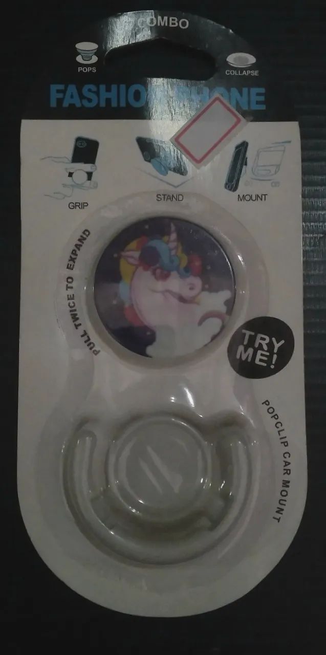 Pop clip para celular 3 variações, Valor individual