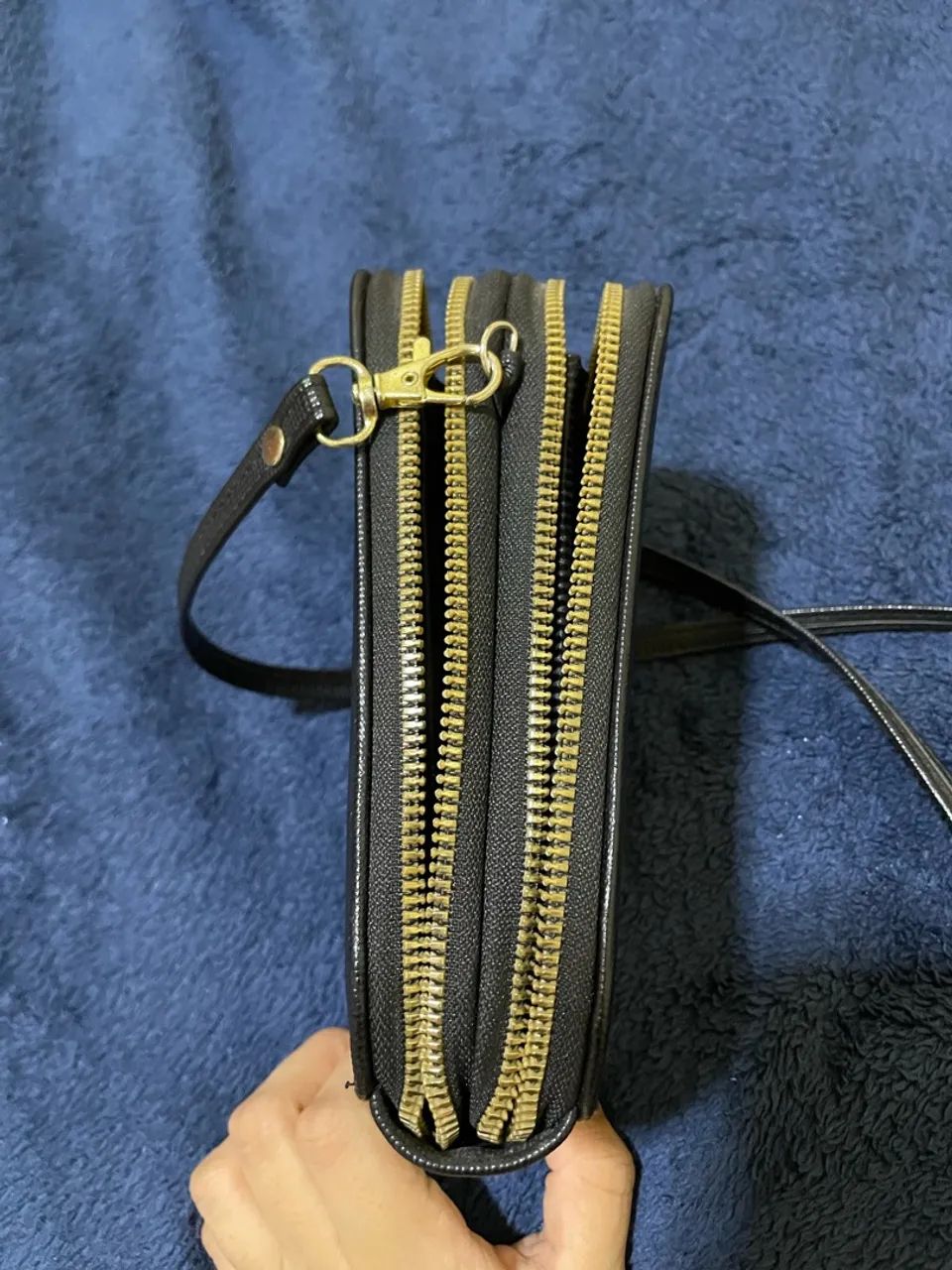Bolsa preta transversal  - Foto 4