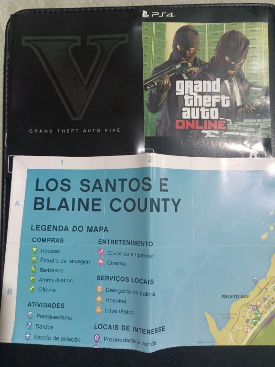 GTA V - PS4 - Com Mapa e Manual - Foto 3