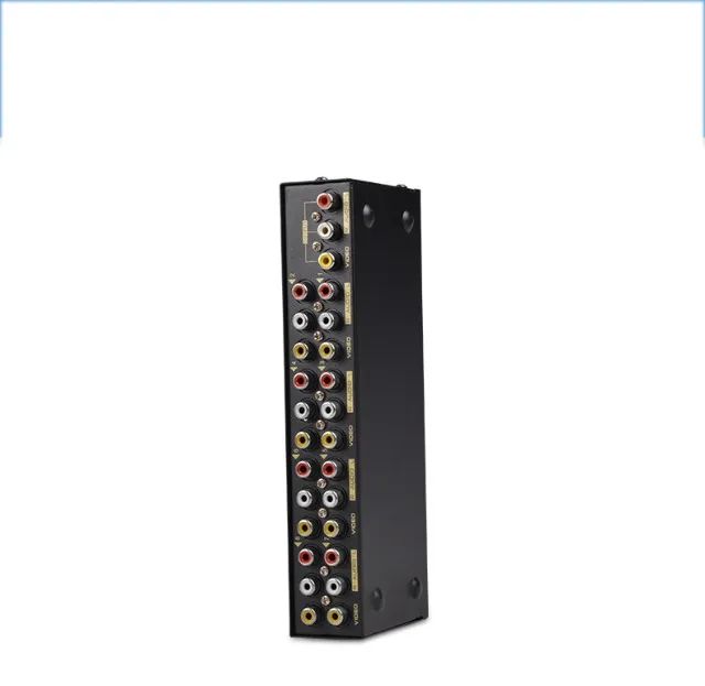 Chaveador AV 8 Entradas e 1 Saída RCA Áudio Vídeo para Consoles, DVD, DVR e Câmeras - Foto 5