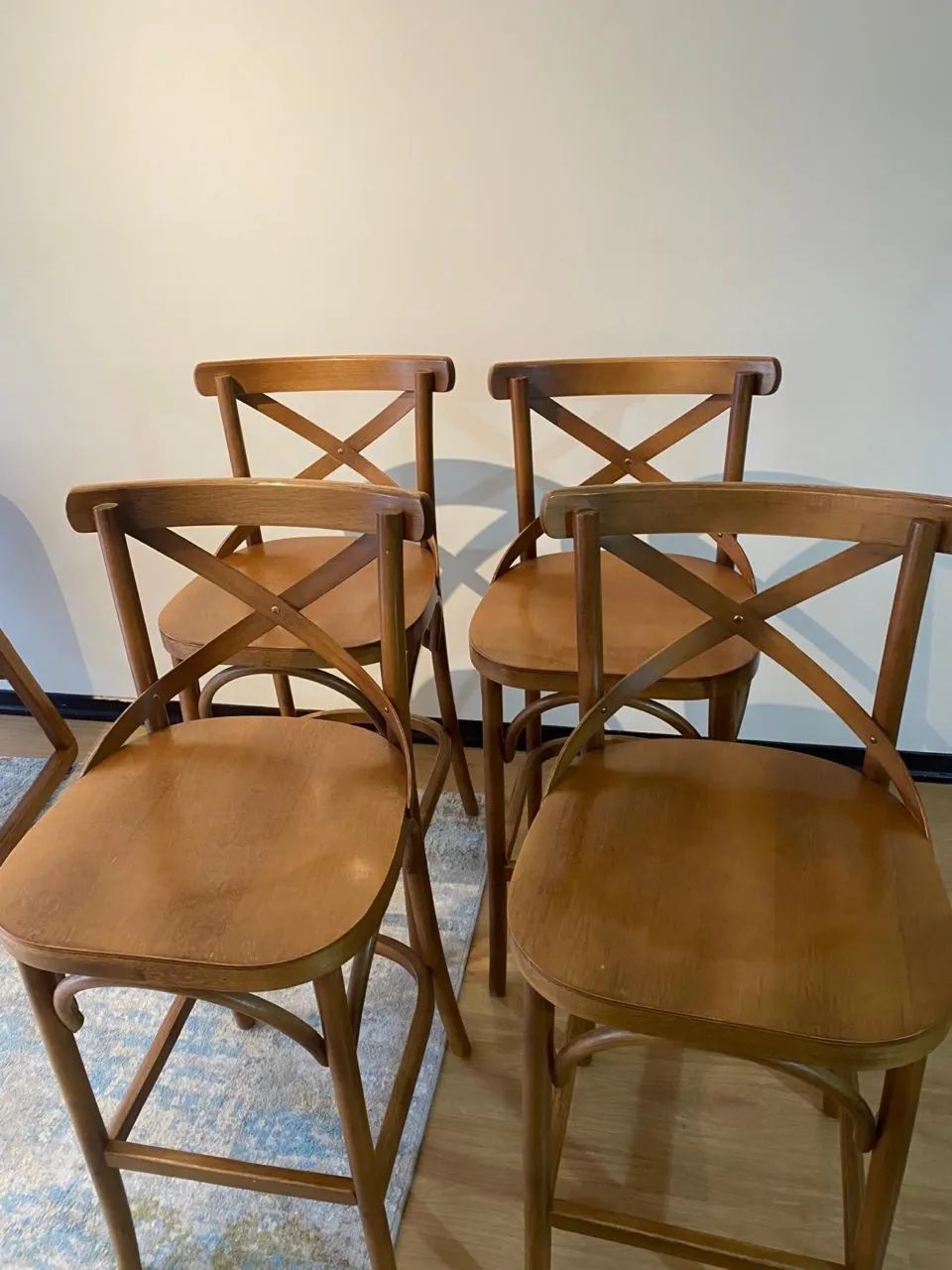 Conjunto de 4 Banquetas altas