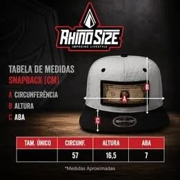 Boné Rhino Size Dolar Aba Reta Branco - Foto 5