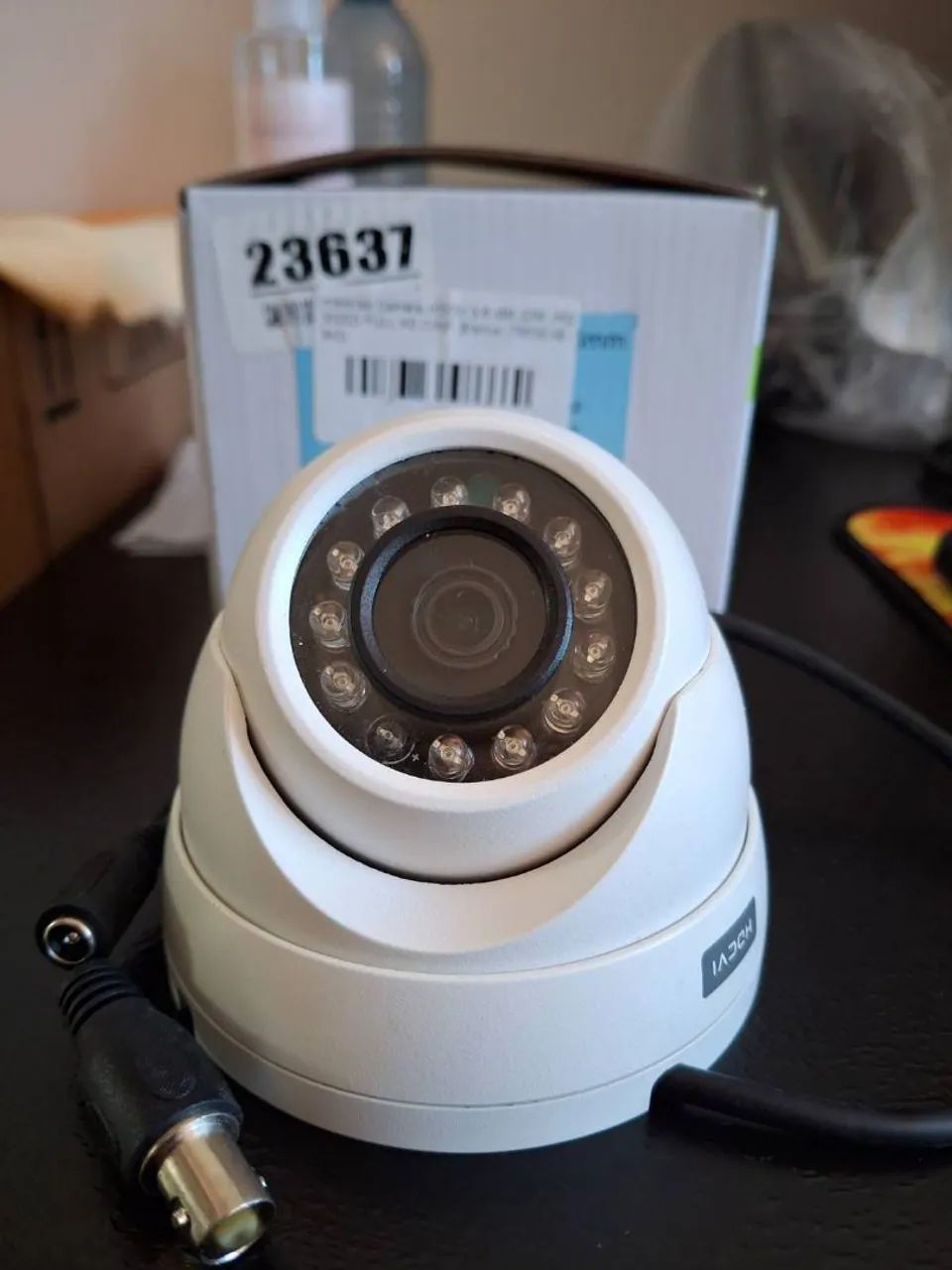 Kit de 4 câmeras Intelbras Full HD + fonte de alimentação + microfone profissional - Foto 3