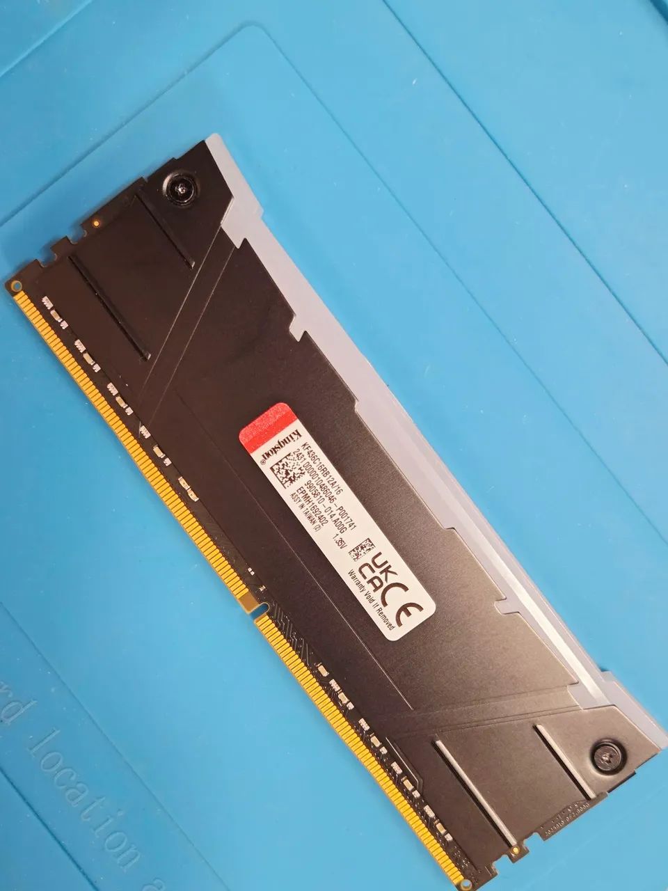 Memória RAM Kingston Fury Renegade, RGB, 16GB, DDR4, 3600MHz, CL16. - Foto 2